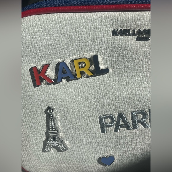 Retail:$228 KARL LAGERFELD structured camera-style crossbody bag - Picture 8 of 12